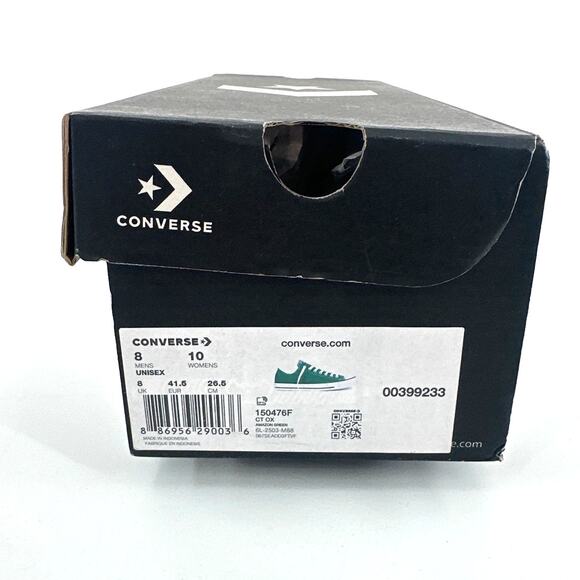 Converse Unisex Amazon Green Chuck Taylor All Star Classic Sneakers Size 8 - Picture 3 of 11